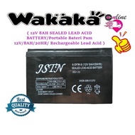12V 8AH SEALED LEAD ACID BATTERY/Portable Bateri Pam 12V/8AH/20HR/ Rechargeable Lead Acid