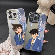 Detective Conan New Orchid Couple Phone Case Compatible iPhone 16promax 16/15plus xr xs xsmax Hard C