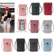 Women Transparent Touch-Screen Mini Phone Pouch Shoulder Strap Mobile Phone Bag