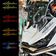 For Zontes Adventure Motorcycle Sticker Helmet Reflective Waterproof Vinyl Decal Accessory