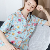 Under the sea summer set แขนสั้น ขาสั้น ชุดนอนโนบรา Call it a day