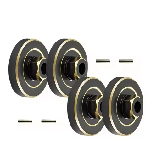 31g Counterweight Brass Wheel Hex Hub Adaptor For FMS FCX24 Rc Car Upgrade Parts Crawler Accessories
