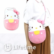 〔 Sanrio Fluffy Handbag 〕 Genuine Handbag Storage Bag Crossbody Bag Fluffy Bag Bag Sanrio Hello Kitt