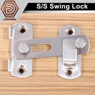 S/S Swing lock door swing lock door lock kunci pintu tolak kunci pintu tandas pad bolt lock