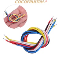 COCOFRUIT0H 10PCS Connecting Wire, Red, Black, Blue, Yellow, White(Each Color 2Pcs) 19cm Length Guit