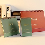 2024 Simple Desk Calendar Small Calendar Portable Schedule Table Planner School Office Supplies