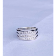 Ring Real Diamond Lab grown 24/0.57 Carat 4.11 Grams Gold 9K by similan