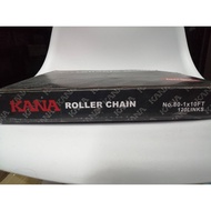 KANA Single Chain No. 80-1R 10 Feet = 1 Box Power Transmission Conveyor Roller 80-1R Genuine 1!!! Go