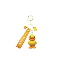 TAP19846 Genuine B.Duck 3D Premium Quality Keychain Bag Car Key Yellow