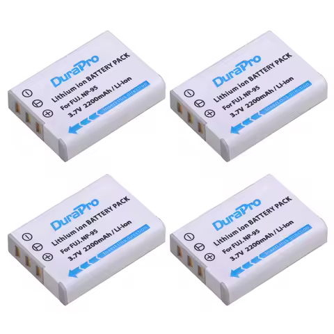 DuraPro 2200mAH NP-95 NP95 NP 95 Camera Battery Batteries for FUJIFILM F30 F31 F30fd F31fd 3D W1 X10