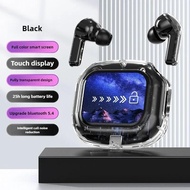 HiRse Wireless Bluetooth-compatible Earphones Intelligent Touch Color LCD Screen TWS Earbuds HIFI No