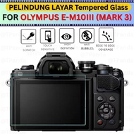 LAYAR OLYMPUS E-M10 Mark III Screen Protector (Mark 3) Tempered Glass Camera Anti-Scratch LCD Camera