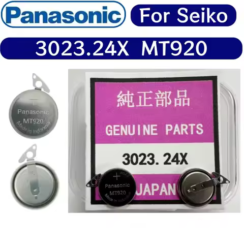 Original 24X MT920 3023.24X Seiko Watch Kinetic Energy Rechargeable Battery capacitor SEIKO 5J21 5J2