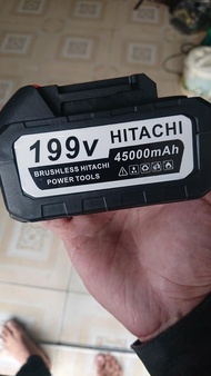 Pin Hitachi 199V Siêu Trâu Pin Dùng Chân Pin Thông Dụng Dung Lượng 45000mAh Pin Máy Rửa xe Máy Khoan