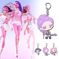 Kpop Demon Hunters Photocards Keychain Rumi Mira Zoe Pendant Acrylic Fandom Double-sided D3l0