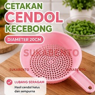 SBT Cendol Dawet Ayu Mold with Kecebong Motif, Diameter 20cm, Thick Food Grade Plastic Material