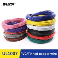 1/2Meters UL1007 PVC Tinned Copper Single Core Wire Cable Line 30 28 26 24 22 20 18 16 AWG Insulatio