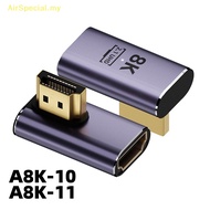 AirSpecial   HDMI Adapter 90 270 Degree Right Angle Male To Male Female Converter 4K HD Connector For HDTV PS4 Lptop TV Box HDMI Extender   MY