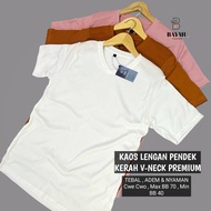 SHORT SLEEVE V NECK T-SHIRT V-NECK T-SHIRT FOR WOMEN AND MEN UNISEX