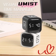 UMISTYDREAMC9 Digital Cube Timer, 3 Volume Adjustable Rotation Timing Pomodoro Timer,  Gravity Sensi