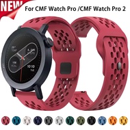 Sports Silicone Compatible for CMF Watch Pro 2 Strap / CMF Watch Pro Wristband Bracelet for CMF Watc