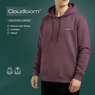 Kattoen - Cloudloom Plain Hoodie Jumper Jacket Maven 290 Gsm