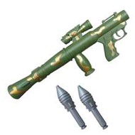 Toy RPG Rocket Launcher Model With Missile, Chicken Cannon Barrle Design, Fun Mortar Gift