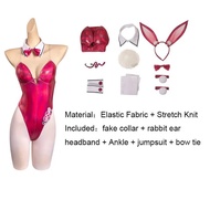 【Free shipping】 Twins Blanc Noir Cosplay Bunny Girl Jumpsuit Headband Fantasia Game Nikke The Goddes