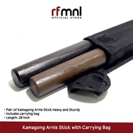 ♞,♘,♙Kamagong Arnis Stick With Carrying Bag