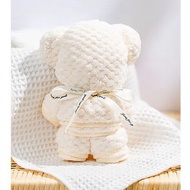 (HOME+) Cute Bear Towel Gift Kids Goodie Bag Gifts Children Day Gift Teachers Day Gift Wedding Gift Door Gift