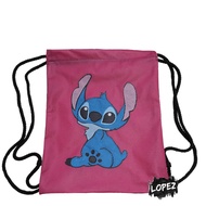 Stitch Mesh Bag Lilo and Stitch Backpack Stitch Sit Lopez String Bag/