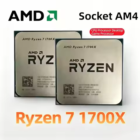 AMD Ryzen 7 1700X R7 1700X 3.4 GHz 8-Core CPU Processor Socket AM4 YD170XBCM88AE