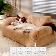 Cat Bed House Plush Sofa Bed Dog Bed Wash Warm Dog Nest Dog Bed Cat Sofa Comfortable Sofa Dog Dog Dog Dog Furniture Winter Furniture