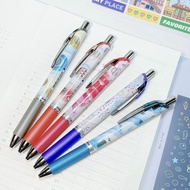 Pentel Gel Pen energel 0.5 mm. Blue Ink Season Summer Model (BLN75SM) Available In 5 Designs.