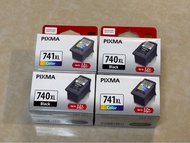 Canon PIXMA 740XL 741XL 黑色 彩色 墨盒
