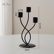 Metal Candle Holder Decorative Candle Stick Holder Iron Table Centerpiece Candlestick Holder for Liv