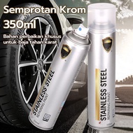 350 ML Chrome Spray Paint / Cat chrome /Anti Karat Warna Stainless / Cat Semprot Chrome / Cat sempro