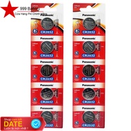 Combo 10 viên pin Cr2032 Panasonic lithium 3V chính hãng
