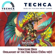 Vietnamese Print Cards - Yugioh Deck - Structure Deck - Onslaught of the Fire Kings