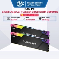 RAM AGI Turbojet 32GB DDR4 3600MHz (2x16GB, RGB, AGI8EPC16UD848) -