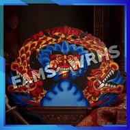 Jamang Barongan Talang Traditional Toy Dragon Motif Ck78.88