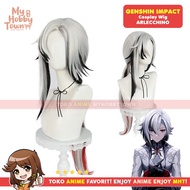 Game Genshin Impact Anime Cosplay Wig : Arlecchino Fake Hair