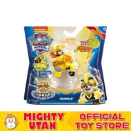 Paw Patrol Mighty Pups Charged Up Hero Pup Super Charged Rubble Toys for Kids Boys Girls