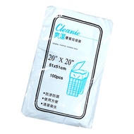 爽潔 - 白色優質家居垃圾袋 (20"x20")