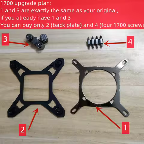 LGA1700 1151/1155/2011 CPU Heatsink Cooling Fan Cooler Mounting Bracket Kits For CORSAIR h150i Pro R