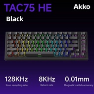 AKKO Tac75 Wired Magnetic Mechanical Keyboard 8K Polling Rate 128K Scan Rate Professional Esports Ga