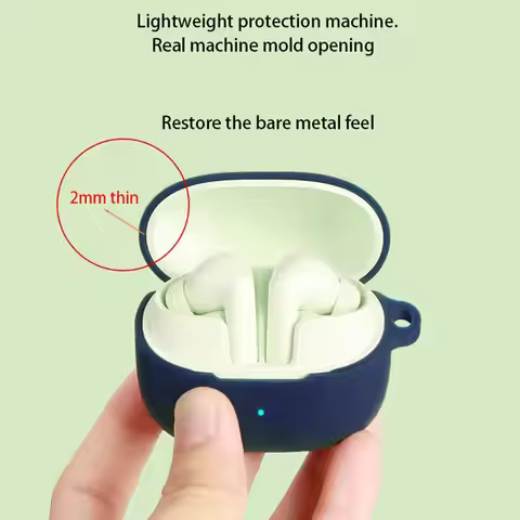 For Baseus BP1 Pro Earphone Case Soft Silicone Cover For Bluetooth Earbuds Charging Case Dustproof P