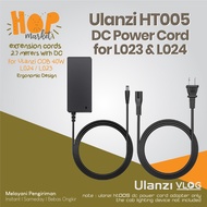 ULANZI HT005 DC Adapter for L024 L023 RGB Light 40W Electric Power Cable Adapter for Bi-Color PRO L 