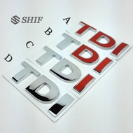 Metal TDI Logo Rear Side Fender Emblem Badge VW Golf Polo