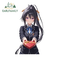EARLFAMILY High School Dxd Akeno Himejma Car Sticker Creative Refrigerator RV Windshield PVC Decal A